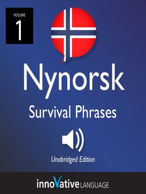 cover image of Nynorsk Survival Phrases, Volume 1